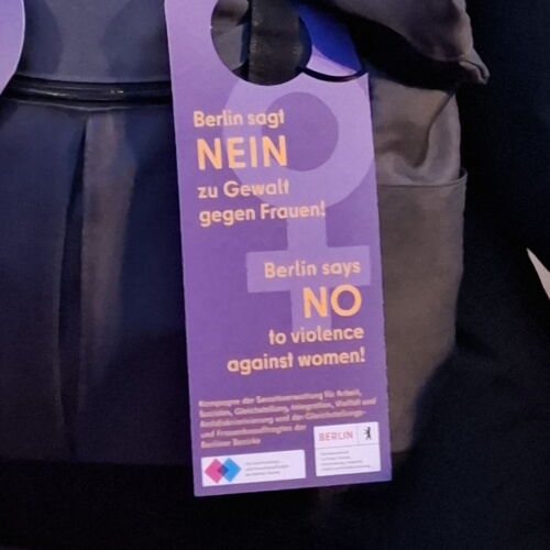 "Berlin sagt nein zu Gewalt an Frauen"